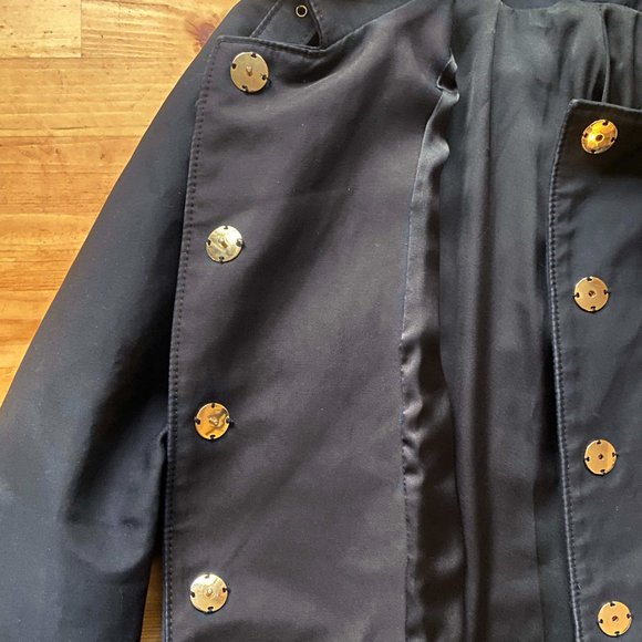 ZARA elegant jacket / trench coat / Black / Small - Picture 4 of 4